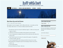 Tablet Screenshot of laffwithlori.com